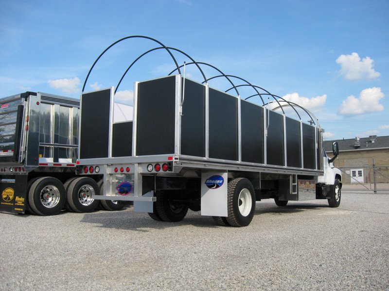 Aluminum platform body with sides